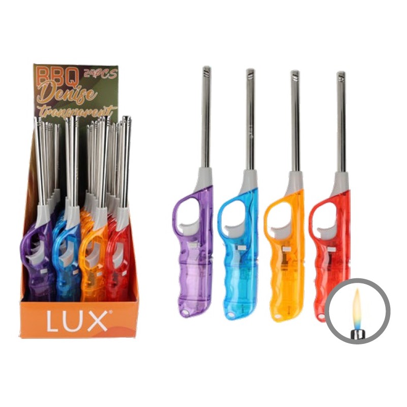 ACCENDIGAS LUX BBQ DENISE Trasparente (24 Pz)