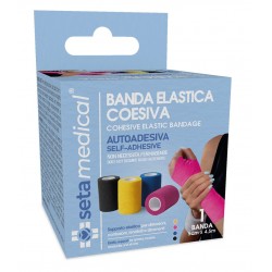 BENDA ELASTICA COESIVA COLORATA 5 x 4.5 cm