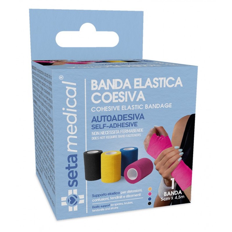 BENDA ELASTICA COESIVA COLORATA 5 x 4.5 cm