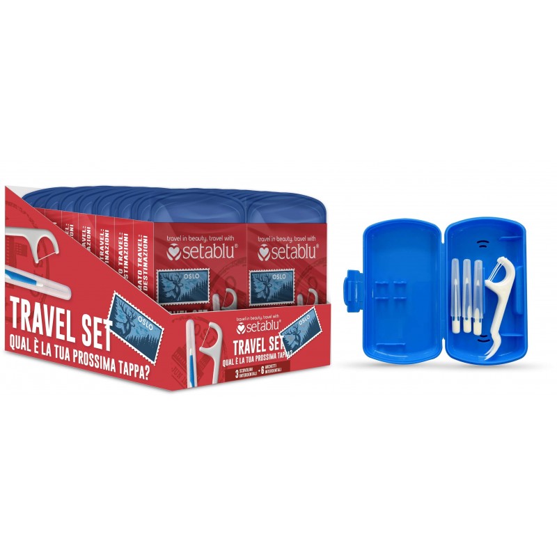 SET VIAGGIO ORAL CARE -3 SCOVOLINI+6ARCHETTI+CUSTODIA