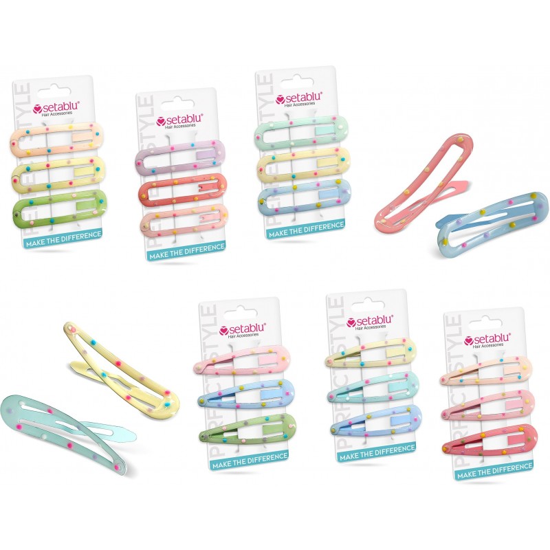 CLIC CLAC PASTELLO 3 Pz (12 Pz)