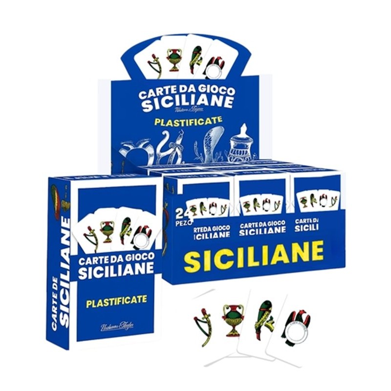 CARTE DA GIOCO SICILIANE (24 Pz)