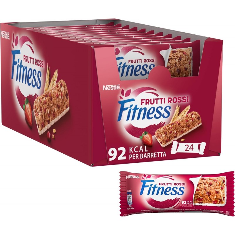 NESTLE' FITNESS RED BERRIES 23,5 gr. (24 Pz)