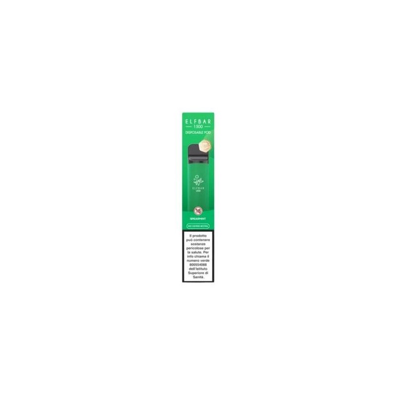 ELFBAR 1500 SPEARMINT 0 NICOTINA (10 PZ) PL0012273