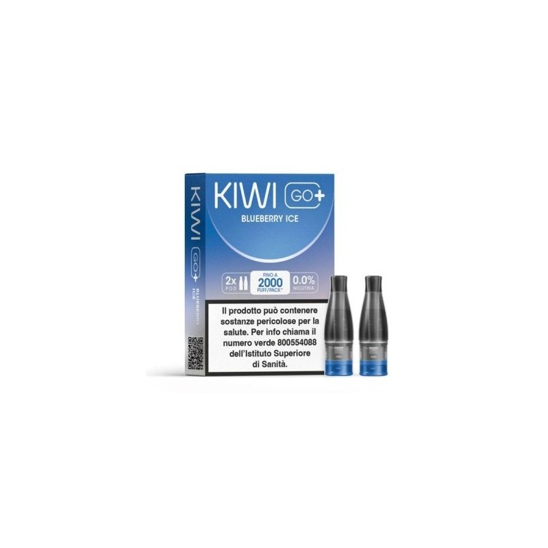 KIWI GO+ POD 2 refill BLUEBERRY ICE 0 nicotina 2ml cod.Prod.PL00