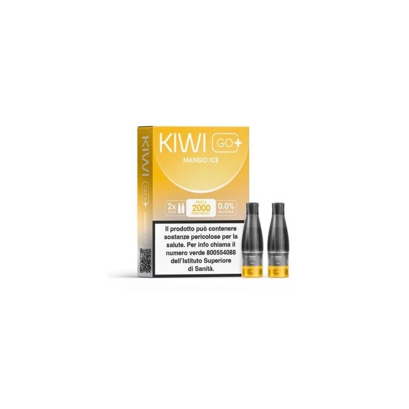 KIWI GO+ POD 2 refill MANGO ICE 0 nicotina 2ml cod.Prod.PL001437