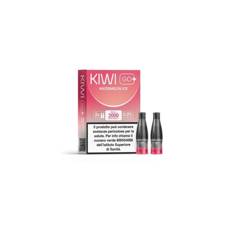 KIWI GO+ POD 2 refill WATERMELON IC ICE 0 nicotina 2ml cod.Prod.