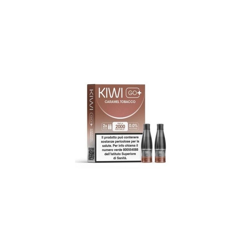 KIWI GO+ POD CARAMEL TOBACCO 0 nicotina 2ml (2 refill) cod.Prod