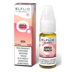 ELFLIQ NIC SALTS-APPLE PEACH-NICOTINA 2% 10 ml (5 Pz) cod.prod.