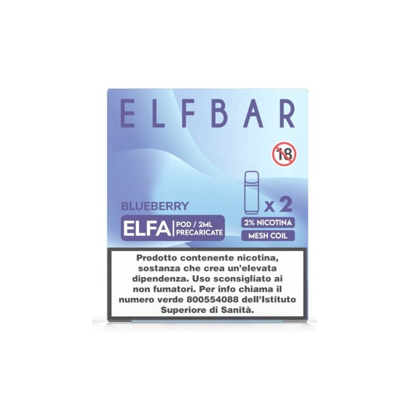 ELFBAR ELFA PREFILLED POD BLUEBERRY 20 ml 2 Refill cod.prod. PLN