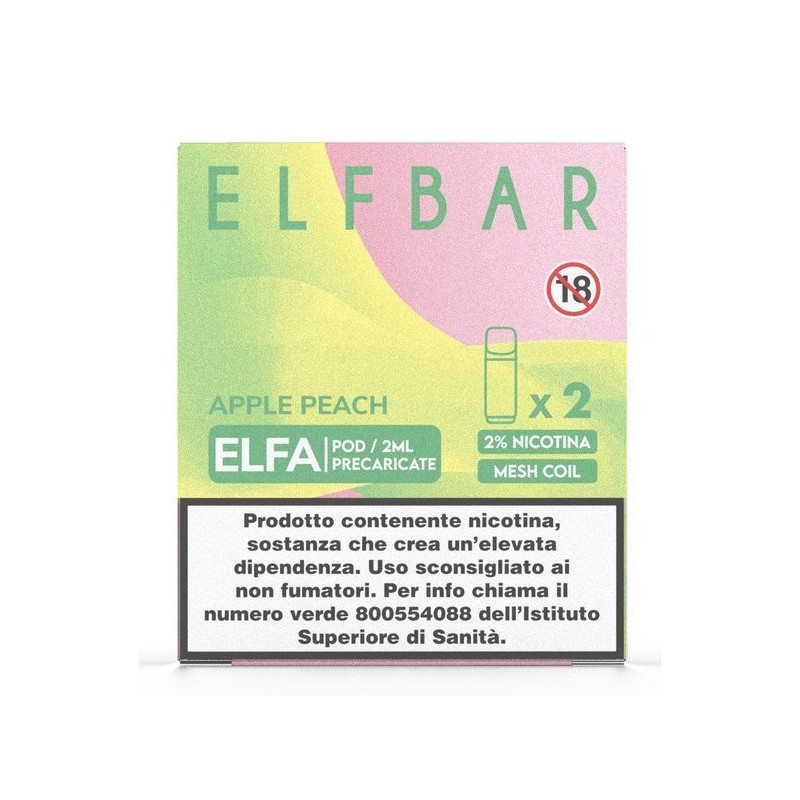 ELFBAR ELFA PREFILLED POD APPLE PEACH 20 ml 2 Refill cod.prod.PL