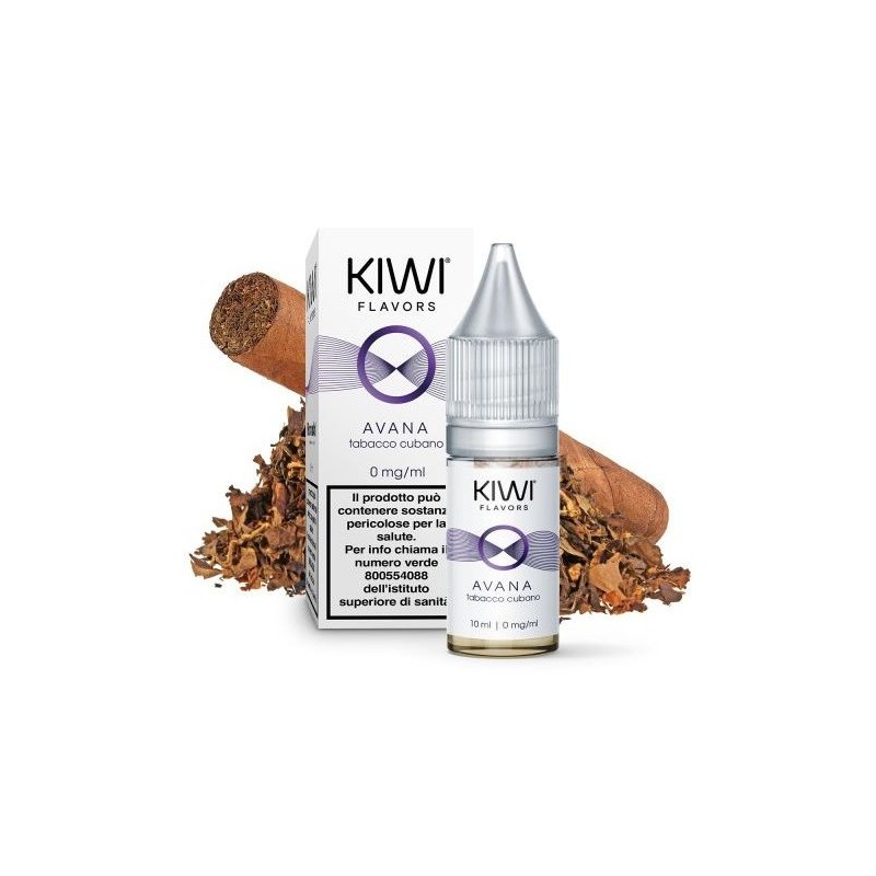 KIWI LIQ. AVANA TABACCO CUBANO NIC. 9 cod.prod. PLN011003 (5 Pz)