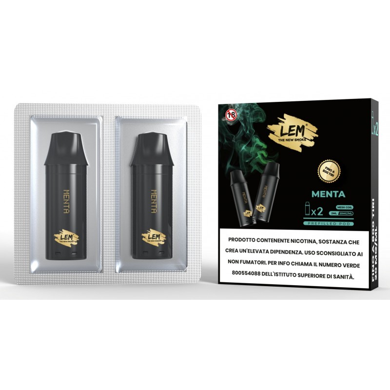 LEM CARTUCCIA MENTA (2 Refill x 5 Pz) cod.prod.PLN011516