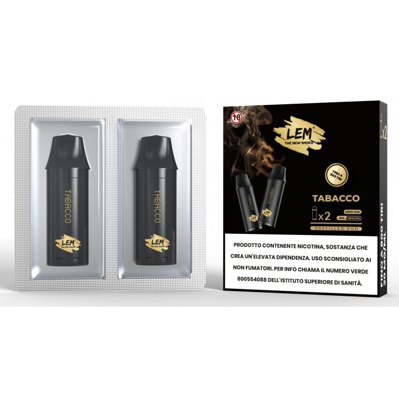 LEM CARTUCCIA TABACCO (2 Refill x 5 Pz) cod.prod.PLN011517