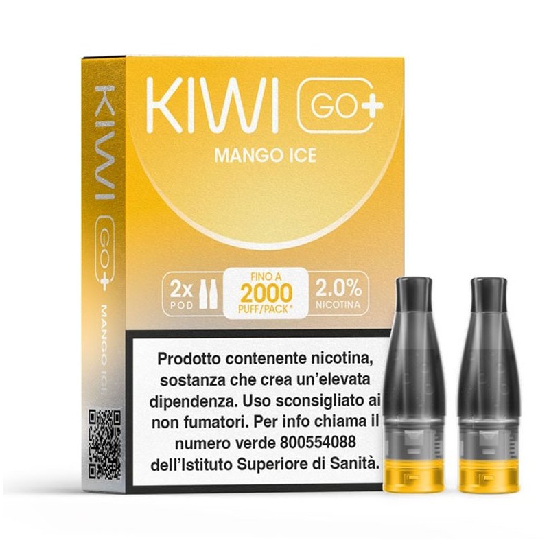 KIWI GO+ POD 2 Refill MANGO ICE 20 Cod.Prod.PLN012783