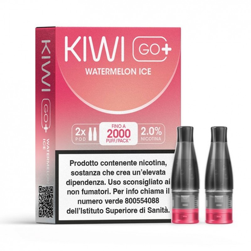 KIWI GO+ POD 2 Refill WATERMELON ICE 20 Cod.Prod.PLN012784