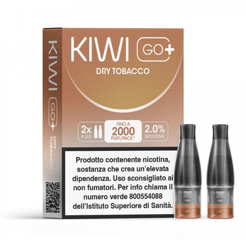 KIWI GO+ POD 2 Refill DRY TOBACCO 20 Cod.Prod.PLN012794