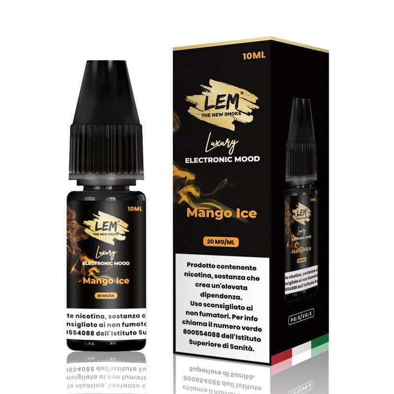 LEM LIQUIDO RICARICA MANGO NICOTINA 2% 10 ml (5 Pz) Cod Prod.PLN