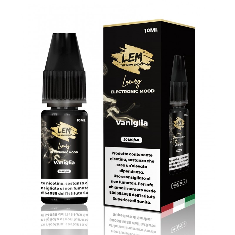 LEM LIQUIDO RICARICA VANIGLIA NICOTINA 2% 10 ml (5 Pz) Cod Prod.