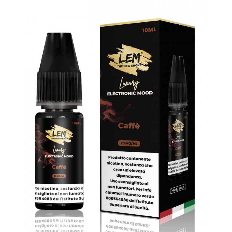 LEM LIQUIDO RICARICA CAFFE' NICOTINA 2% 10 ml (5 Pz) Cod Prod.PL