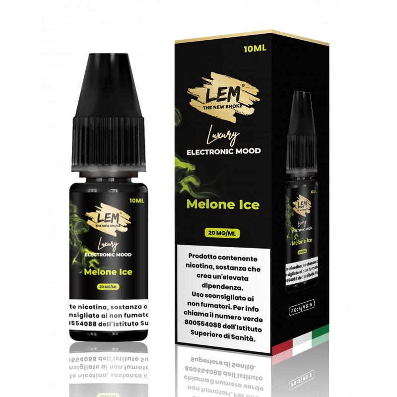 LEM LIQUIDO RICARICA MELONE ICE NICOTINA 2% 10 ml (5 Pz) Cod Pro