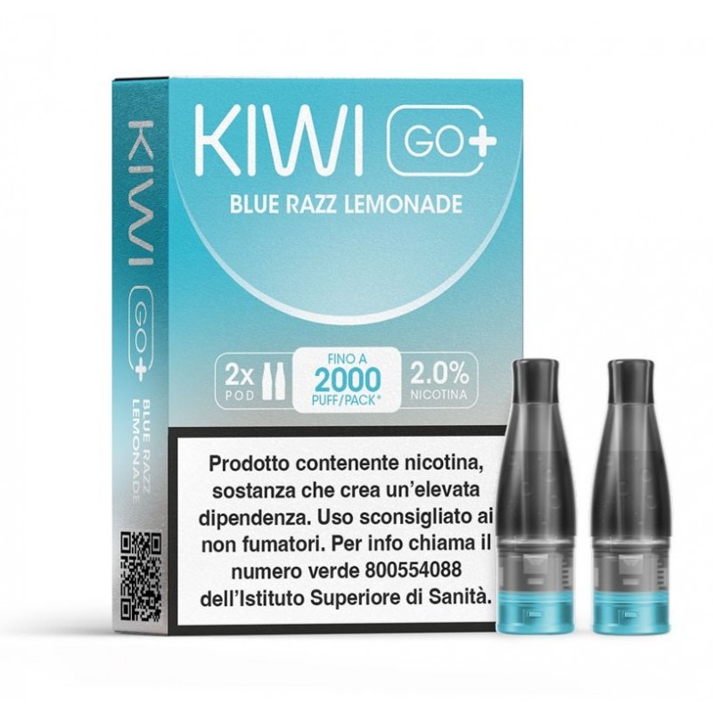 KIWI GO+ POD 2 Refill BLUE RAZZ LEMONADE 20 Cod.Prod.PLN014178