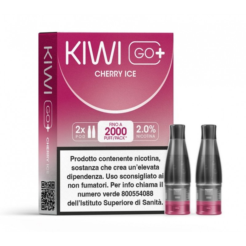 KIWI GO+ POD 2 Refill CHERRY ICE 20 Cod.Prod. PLN014179