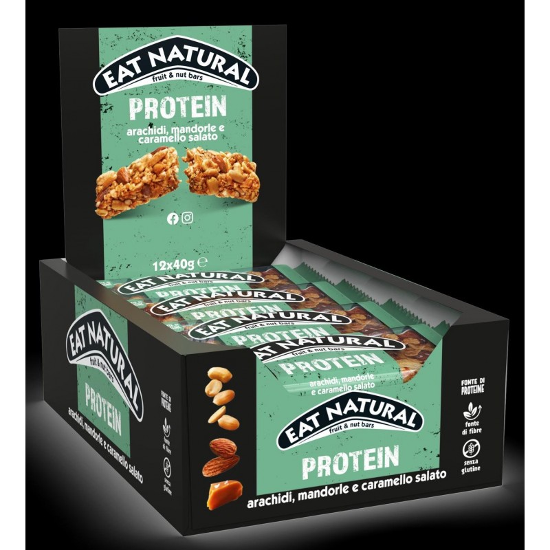 FERRERO EAT NATURAL FRUIT & NUT BARS PROTEIN (12 Pz)