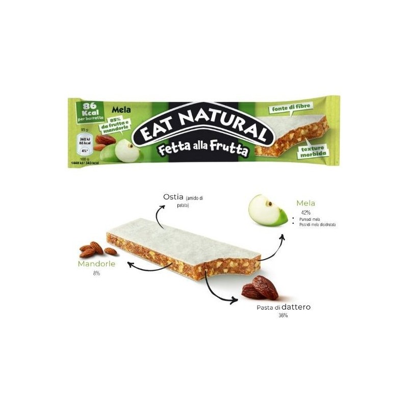 FERRERO EAT NATURAL SOFT BARS MELA (15 Pz)