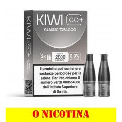 KIWI GO+ POD 2 refill CLASSIC TOBACCO 0 nicotina 2ml cod.Prod.PL