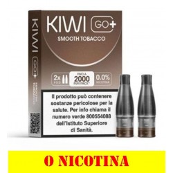 KIWI GO+ POD SMOOTH TOBACCO 0 nicotina 2ml (2 refill) cod.Prod P