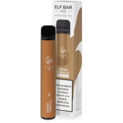 ELFBAR 600 DISPOSABLE POD CREAM TOBACCO 20MG (10 Pz) cod.prod. P