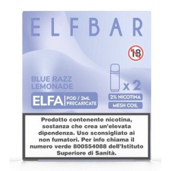 ELFBAR ELFA PREFILLED POD BLUE RAZZ LEMONADE 20ml 2 Refill cod.p