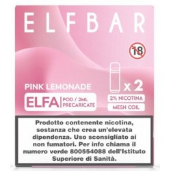 ELFBAR ELFA PREFILLED POD PINK LEMONADE 20 ml 2 Refil cod.prod.