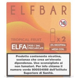 ELFBAR ELFA PREFILLED POD TROPICAL FRUIT 20 ml 2 Refill cod.prod