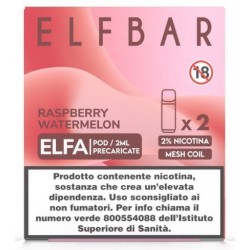 ELFBAR ELFA PREFIL. POD RASPBERRY WATERMELON 20ml 2 Refill cod.p