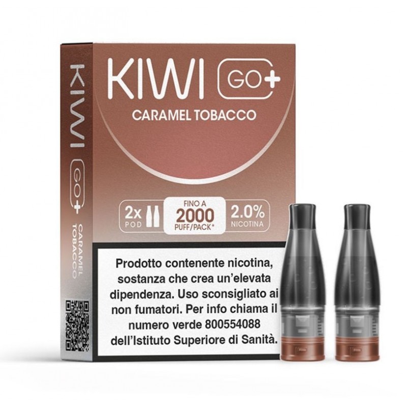 KIWI GO+ POD 2 Refill CARAMEL TOBACCO 20 Cod.Prod.PLN012787