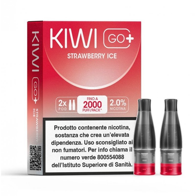 KIWI GO+ POD 2 Refill STRAWBERRY ICE 20 Cod.Prod.PLN012791