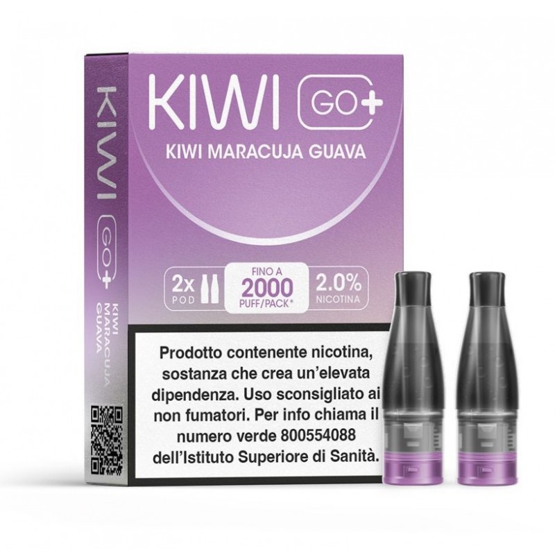 KIWI GO+ POD 2 Refill MARACUJA GUAVA 20 Cod.Prod.PLN014182