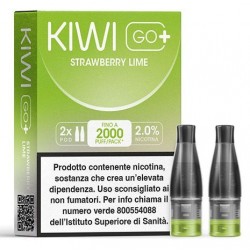 KIWI GO+ POD 2 Refill STRAWBERRY LIME 20 Cod.Prod.PLN014704