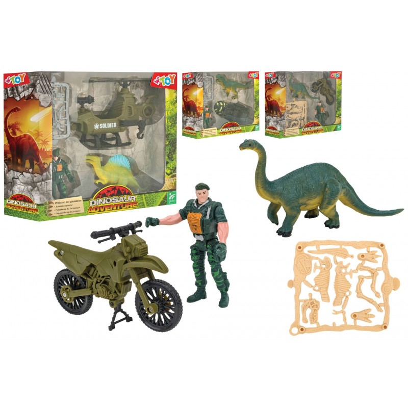 PLAYSET DINOSAURO CON PERSONAGGIO