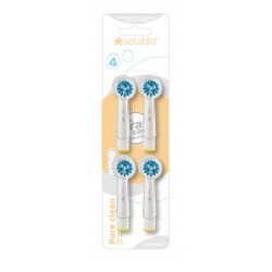 TESTINE SPAZZOLINO ELETTRICO 4 Pz PURE CLEAN