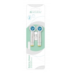 TESTINE SPAZZOLINO ELETTRICO 2 Pz EXTRA CLEAN