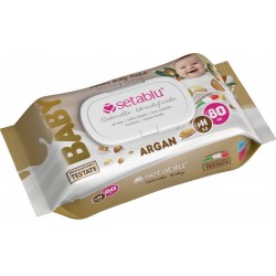 SALVIETTE BABY ARGAN 80 pz MADE IN ITALY