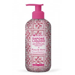 SAPONE MANI 500 ml MAIOLICHE ROSA E MORA
