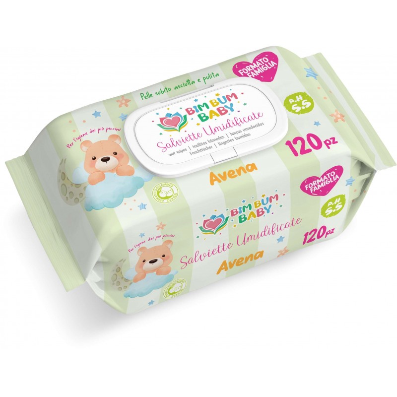 SALVIETTE BABY AVENA 120 Pz