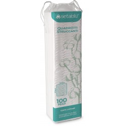 QAUDROTTI STRUCCANTI COTONO 100 Pz