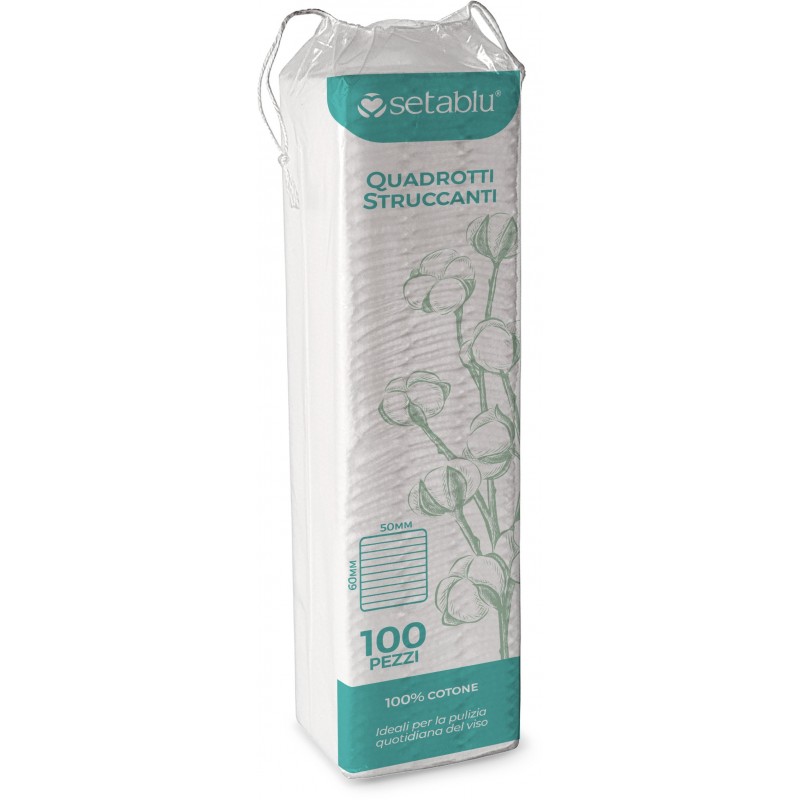 QAUDROTTI STRUCCANTI COTONO 100 Pz