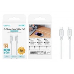 UNICO DATA CABLE WHITE PVC C to C 3A