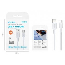 UNICO CAVO RICARICA 4A USB to MICRO ANDROID 1 mt